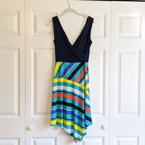 Modcloth artistic endeavors striped dress NWOT